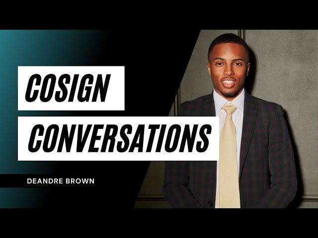 COSIGN Conversations 62: DeAndre Brown | How To Build A Social Media Audience By Being Relatable