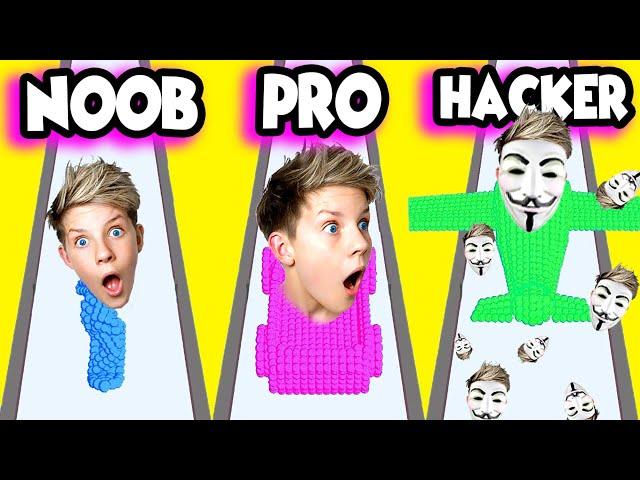 LIVE NOOB to PRO to HACKER in PIXEL BATTLE! Prezley