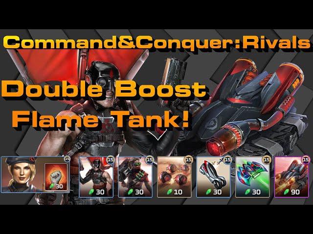 C&C Rivals: Double Boost Flame Tank!