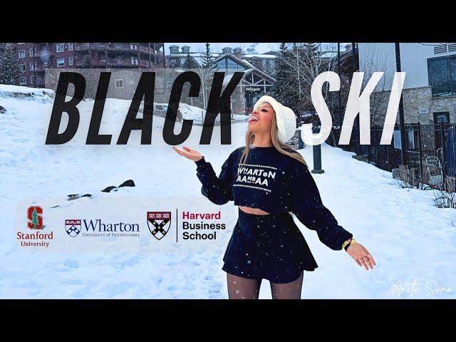 THE INFAMOUS MBA BLACK SKI | Chaotic Hotel check-in  +  Hot Baths in the Snow | Anita Sone