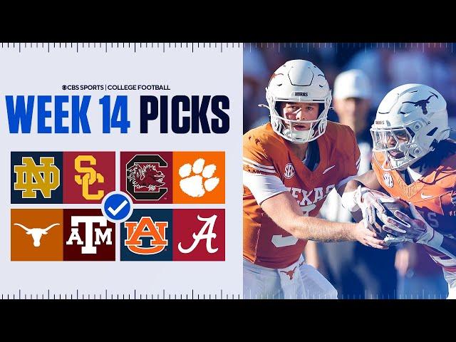 Picks for EVERY Top 25 game in College Football [Full Week 14 Predictions]