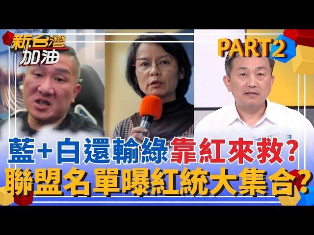 藍+白還不及綠靠紅勢力來救？王定宇揭藍白組「黨外在野大聯盟」名單曝光根本是紅統大集合？｜許貴雅主持｜【新台灣加油 PART2】20250609｜三立新聞台