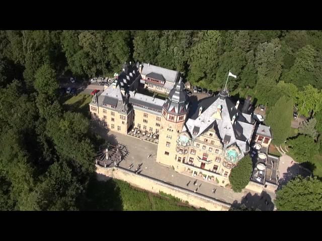 Schlosshotel Wolfsbrunnen aerial footage