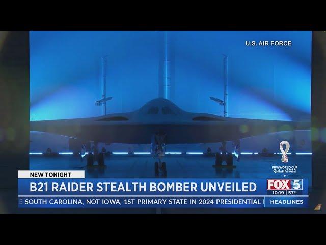 B21 Raider Stealth Bomber Unveiled