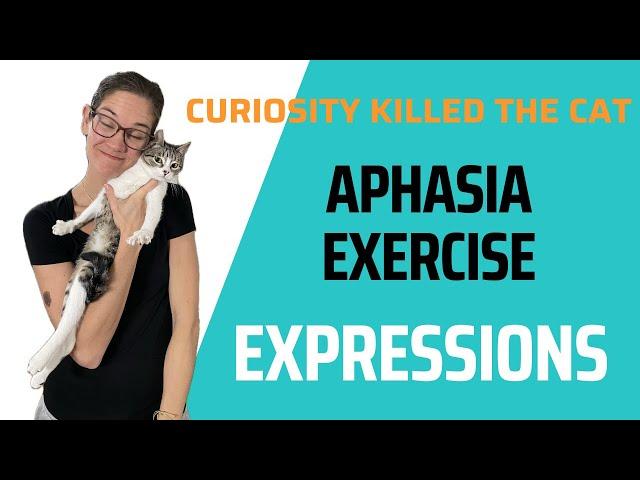 Aphasia Speech Therapy at Home  - Expression Completion