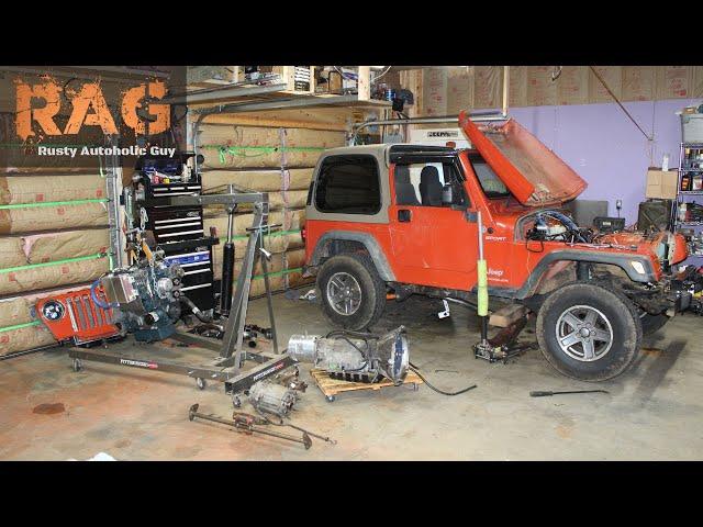 Disassembling my Kubota Diesel Swapped TJ Wrangler to fix a problem!
