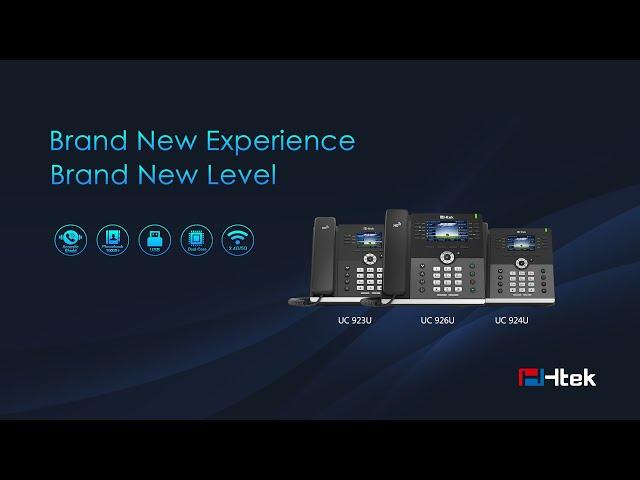 Htek new U series IP phone: Brand New Experience, Brand New Level!