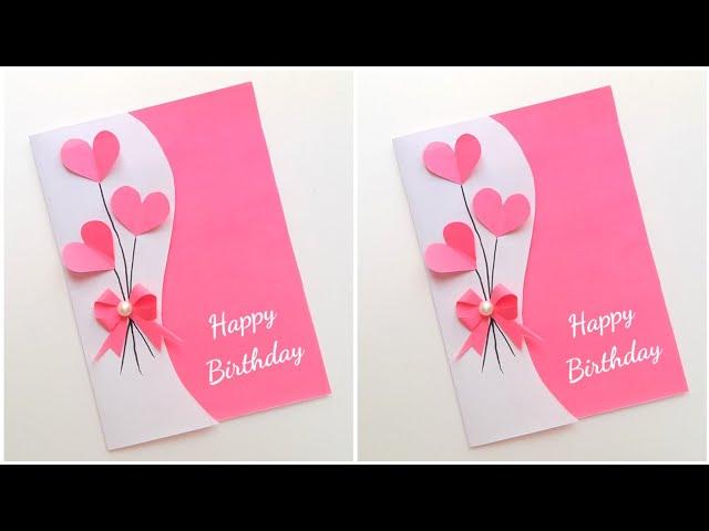 Easy Beautiful  Birthday Card 2022 • Birthday greeting card for bestfriend • handmade birthday card