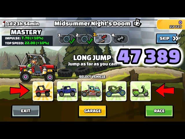 Hill Climb Racing 2 - 47389 (49312) points in MIDSUMMER NIGHT'S DOOM Team Event
