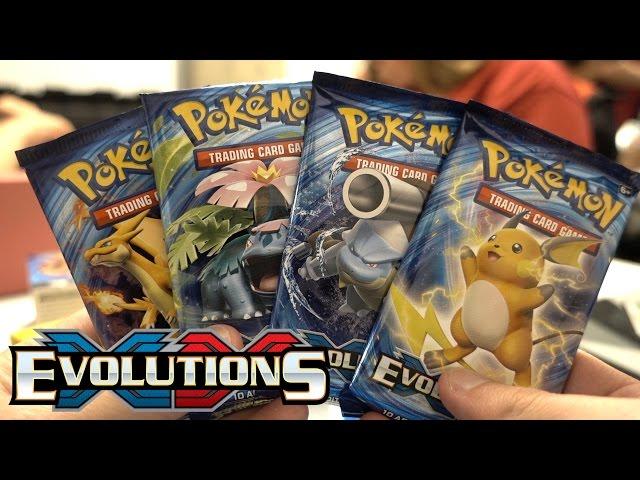 CRAZY EVOLUTIONS PRERELEASE!! | Pokemon XY Evolutions