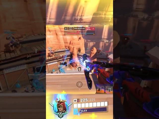 Actually One of My Most INSANE Mercy Plays Ever!  #shorts #overwatch #mercy #overwatch2