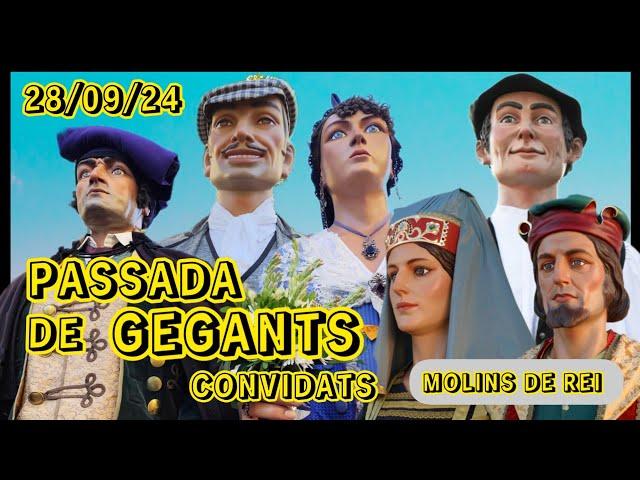 Passada de gegants convidats especials  Molins de Rei - Festa major de Sant Miquel '24