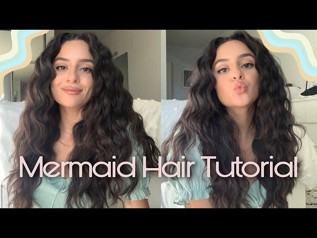 MERMAID HAIR TUTORIAL USING NEW INH HAIR WAVER // Simply Stephanie