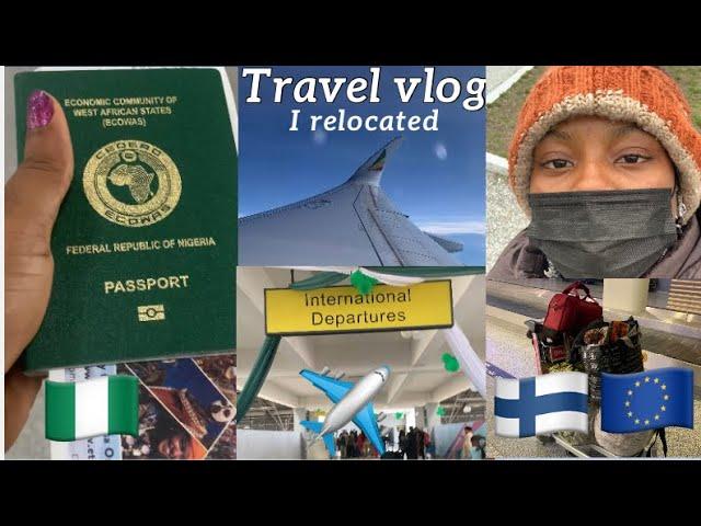 Travel Vlog: Moving from Nigeria  to Europe (Finland  )