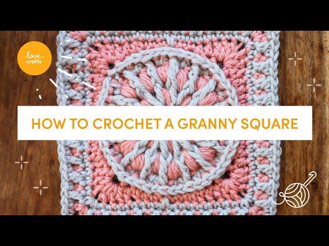 How to make a puff stitch granny square