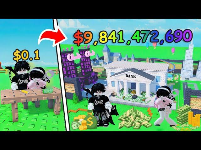 BEDY VÀ MEO TỪ NGHÈO KHỔ TRỞ THÀNH ĐẠI GIA | GROW A BUSINESS ROBLOX
