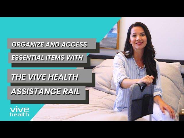 Ultimate Bedside Companion: Vive Health Compact Bed Rail