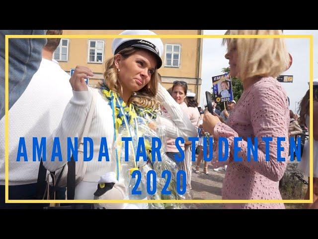 AMANDA TAR STUDENTEN 2020!!!!