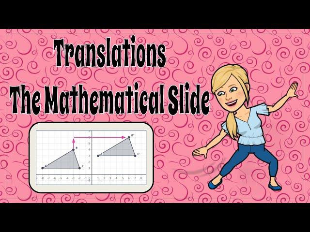 How to Perform Translations:  The Mathematical Slide | 8.G.A.1 