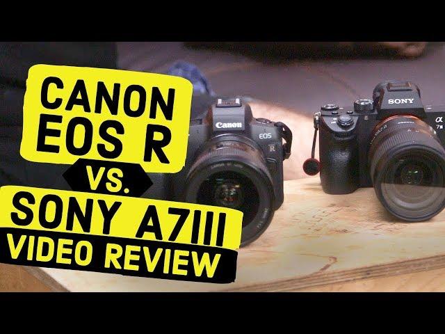Canon EOS R vs Sony A7III Video Review