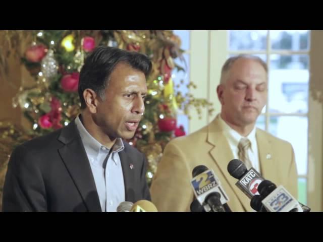 Gov. Bobby Jindal talks about his concern of Syrian refugees in the state