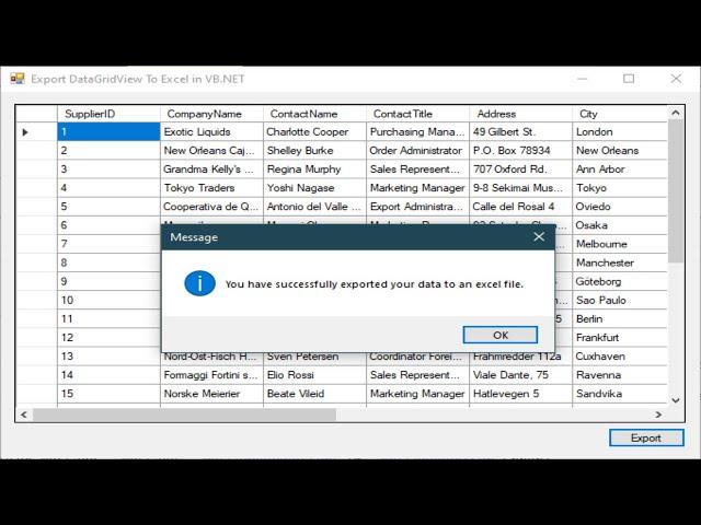 VB.NET Tutorial - Creating/Writing to an Excel file with VB.NET | FoxLearn