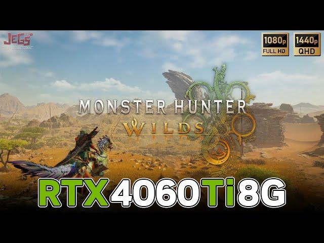 Monster Hunter Wilds | RTX 4060 Ti 8G | FHD, QHD benchmarks