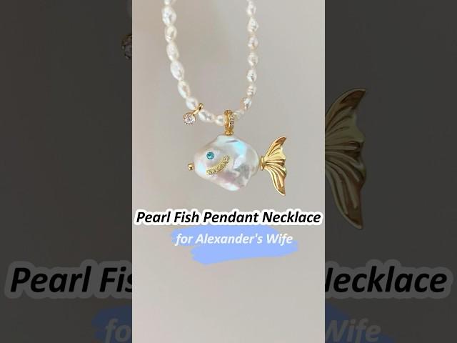 Check out this Pearl Fish Necklace! There’s truly only one of each