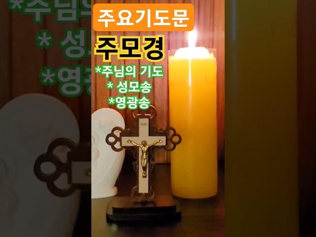 주요기도문_ 주모경 (주님의 기도, 성모송, 영광송) (쇼츠)