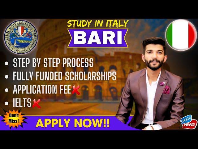 University of BARI | University of Bari Adlo Moro Admission process | Complete Guide