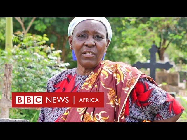 'Graveyard robbers stole crosses from my mom's and daughter's graves' - BBC Africa