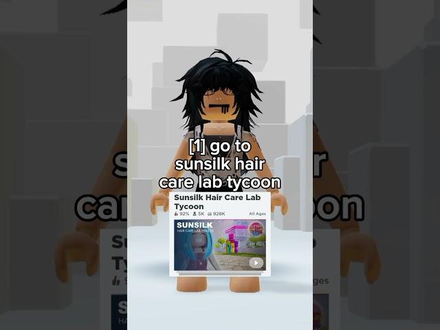 How to get 3 free sunsilk city event items || ROBLOX