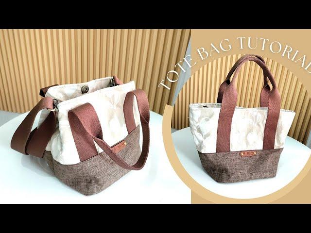 Tote Bag Tutorial For Beginners | Sewing Tote Bags For Beginners