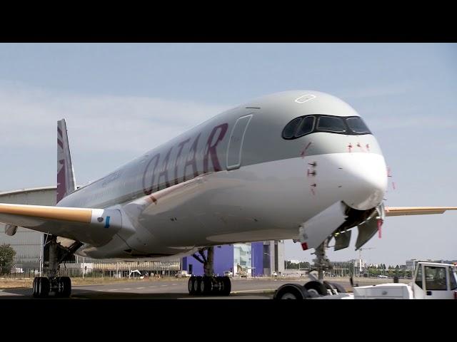 Qatar Airways' Airbus A350-1000 In The Making