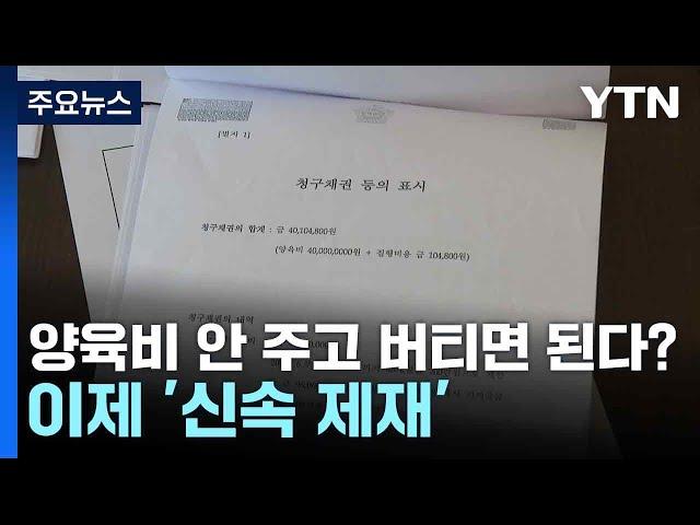 양육비 안 주고 버티면 된다?...이제 '신속 제재' / YTN