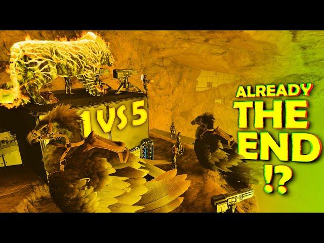 DEFENDING MY SUN BASE SOLO AGAINST A HUGE ENEMY TRIBE! ARK Ascended PvP Ep.3