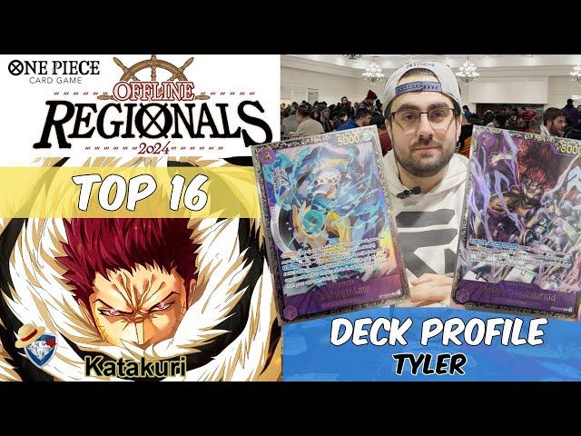 TOP 16 KATAKURI DECK PROFILE | One Piece Card Game OP06 | 401 TORONTO Regionals in 4K