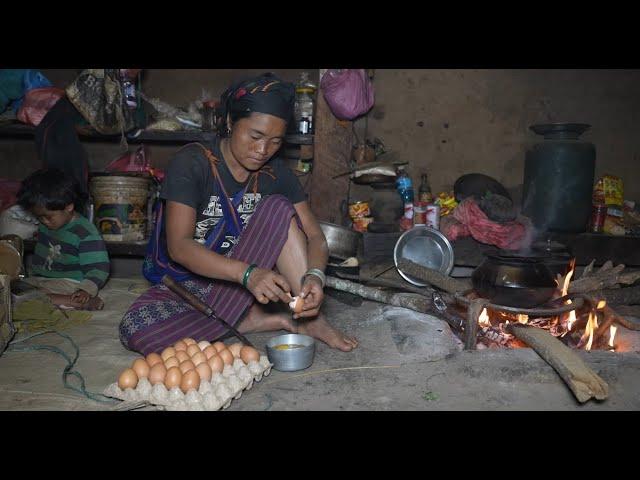 Myvillage official videos EP 1140 || Traditional cooking technology of eggs in village