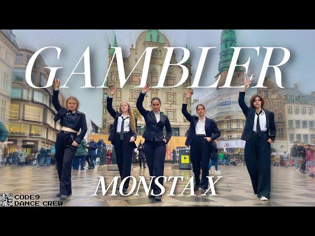 [KPOP IN PUBLIC] Gambler - MonstaX Dance Cover from Denmark [ONETAKE] | CODE9 DANCE CREW