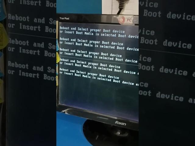 reboot and select proper boot device  #pc #shorts #foryou #ytshorts