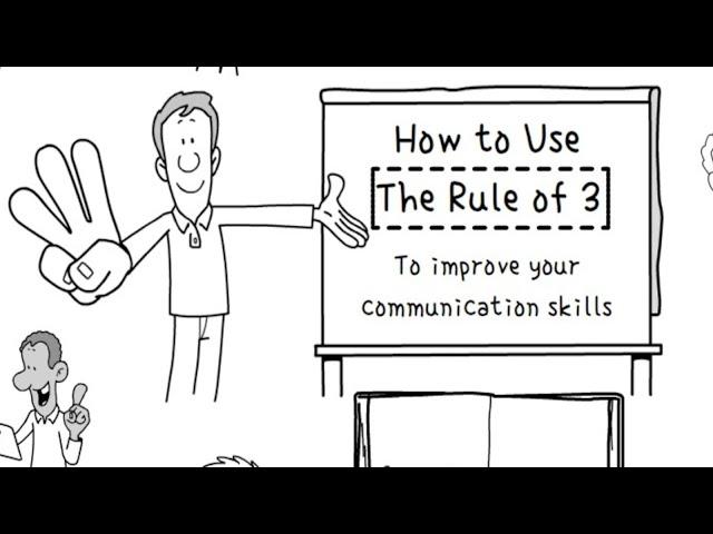 How to Use the Rule of 3 (to improve your communication skills)