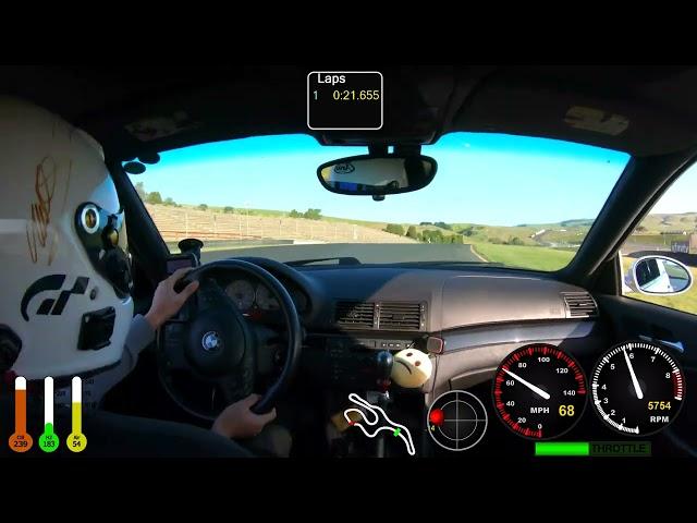 Sonoma Raceway 4/9/2022 E46 M3 1:48'5X