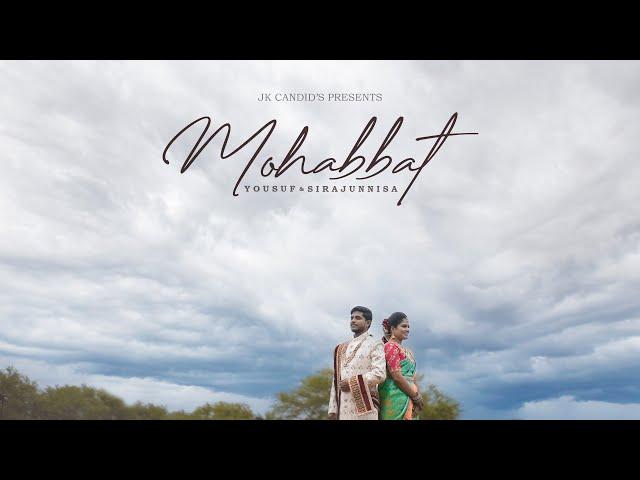 Muslim Wedding Trailer | Yousuf+Sirajunnisa | 4k 2022 | JK Candid's