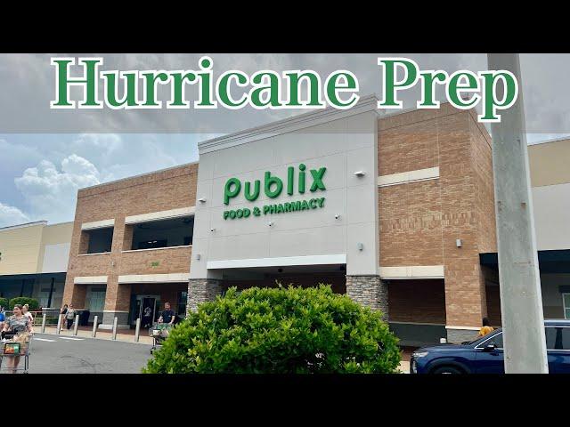 Our Hurricane Prep at Publix Grocery Store in Florida | Must-Get Items for Hurricanes