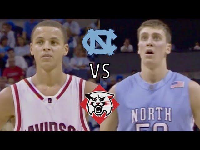 Full Game: Stephen Curry and Davidson vs #1 North Carolina | Nov 14, 2007