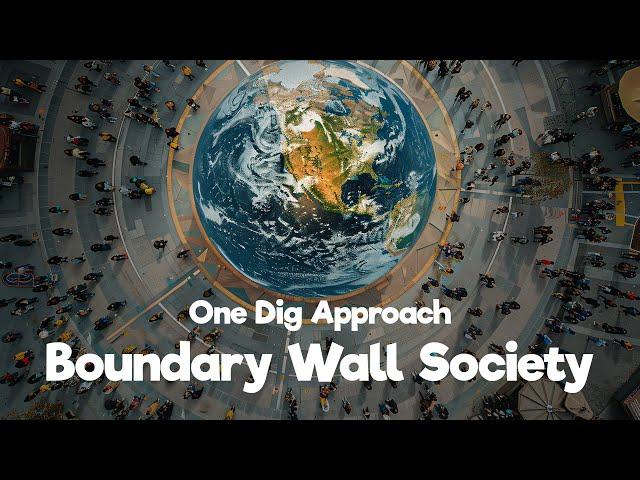 One Dig Approach | Boundary Wall Society | 3D Animation | VideoExplainers