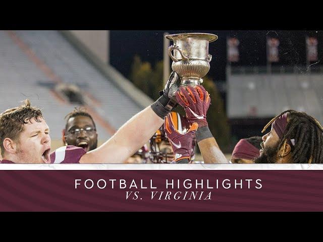 Virginia Tech Football - Highlights vs. Virginia 12/12/20