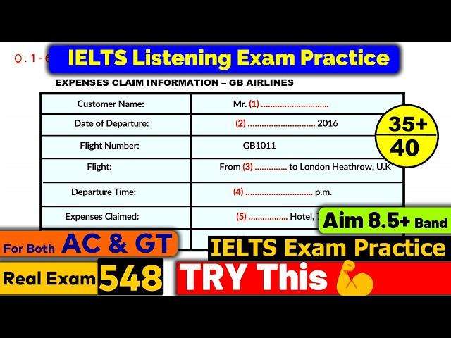 IELTS Listening Practice Test 2024 with Answers [Real Exam - 548 ]