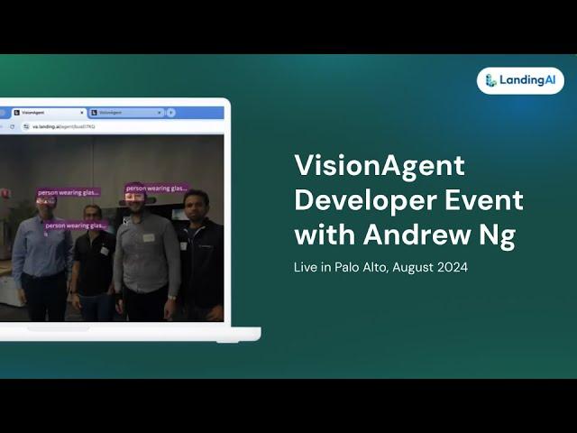 VisionAgent in Action | Live Developer Event with Andrew Ng