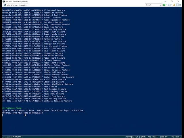 Reduce SPPKG WebParts Features with Powershell